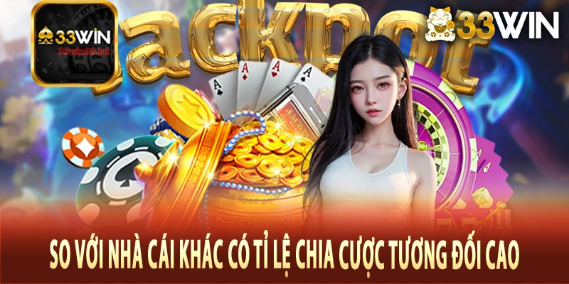 So với nhà cái khác có tỉ lệ chia cược tương đối cao